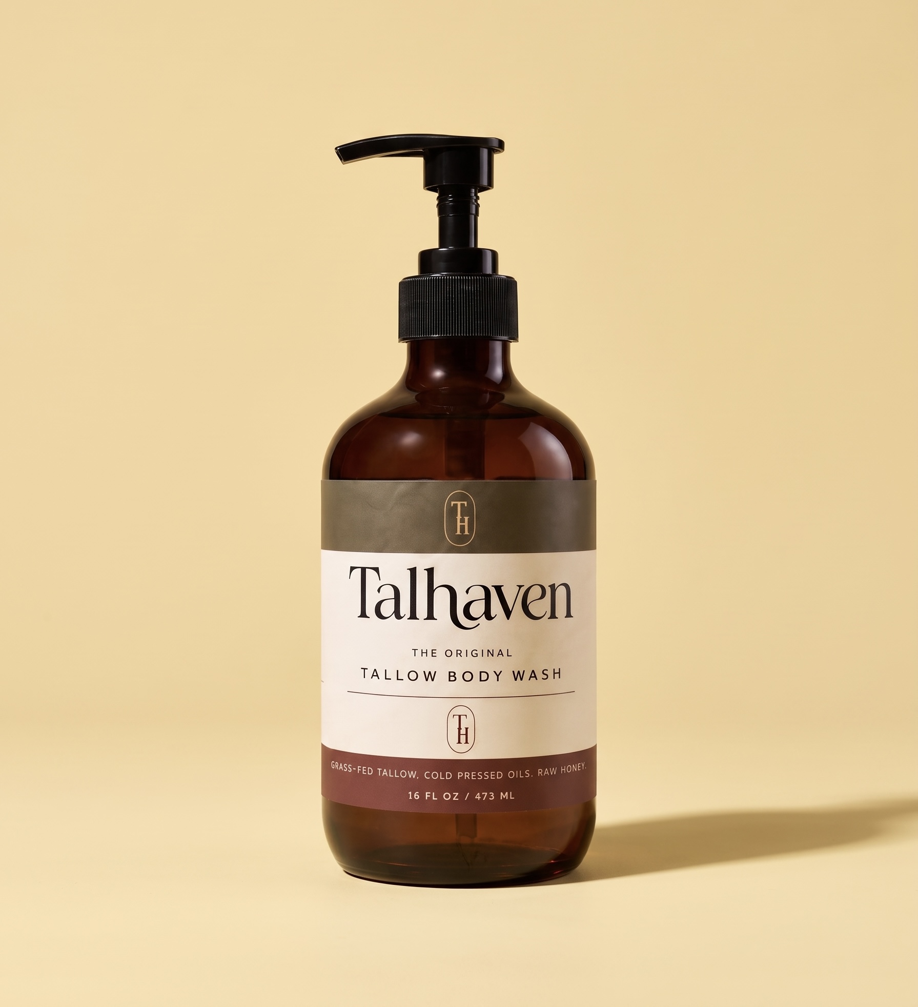 Talhaven Tallow Body Wash — 16 oz pump bottle